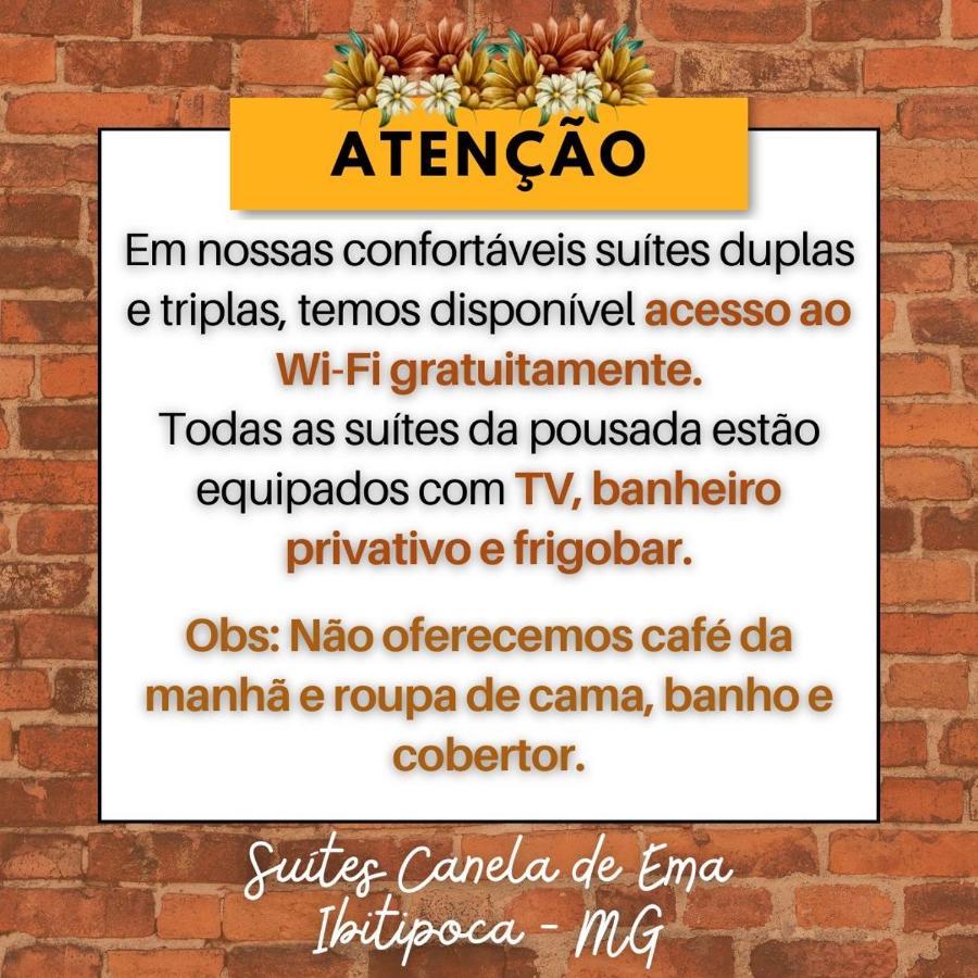 Suites Canela De Ema - Ibitipoca Conceição da Ibitipoca Buitenkant foto